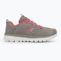 Încălțăminte pentru femei SKECHERS Graceful Get Connected gray/coral 2