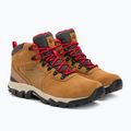 Columbia Newton Ridge Plus II Suede WP elan/roșu de munte pentru bărbați cizme de trekking 4