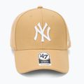 Șapcă 47 Brand MLB New York Yankees MVP light tan 2