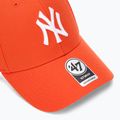 Șapcă 47 Brand MLB New York Yankees MVP vibrant orange 3