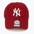 47 Brand MLB MLB New York Yankees CLEAN UP rasor roșu de baseball capac de baseball 4