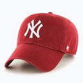 47 Brand MLB MLB New York Yankees CLEAN UP rasor roșu de baseball capac de baseball 5