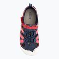 Sandale de trekking pentru copii KEEN Knotch Creek navy/stripes 6
