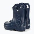 Papuci pentru copii Crocs Handle Rain Boot Kids navy 3