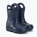 Papuci pentru copii Crocs Handle Rain Boot Kids navy 4