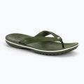 Papuci Crocs Crocband Flip army green/white