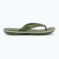 Papuci Crocs Crocband Flip army green/white 2