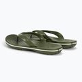 Papuci Crocs Crocband Flip army green/white 3