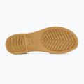 Sandale pentru femei Crocs Tulum Open Flat mushroom/stucco 4