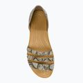 Sandale pentru femei Crocs Tulum Open Flat mushroom/stucco 5