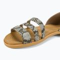 Sandale pentru femei Crocs Tulum Open Flat mushroom/stucco 7