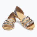 Sandale pentru femei Crocs Tulum Open Flat mushroom/stucco 10