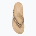 Șlapi de femei Crocs Kadee II Leopard/gold pentru femei 5