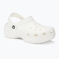 Papuci pentru femei  Crocs Classic Platform Clog white 2