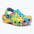 Papuci pentru copii Crocs Classic Marbled Clog Toddler digital aqua/multi 2