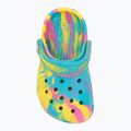 Papuci pentru copii Crocs Classic Marbled Clog Toddler digital aqua/multi 6