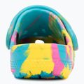 Papuci pentru copii Crocs Classic Marbled Clog Toddler digital aqua/multi 7