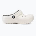 Papuci pentru copii Crocs Classic Lined Clog Toddler white/grey 3