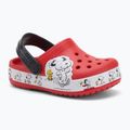Papuci pentru copii Crocs Fun Lab Snoopy Woodstock Clog Toddler flame 2