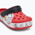 Papuci pentru copii Crocs Fun Lab Snoopy Woodstock Clog Toddler flame 8