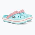 Papuci pentru copii Crocs Crocband Clog ice blue/white 5