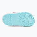 Papuci pentru copii Crocs Crocband Clog ice blue/white 6