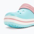 Papuci pentru copii Crocs Crocband Clog ice blue/white 9