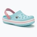 Papuci pentru copii Crocs Crocband Clog ice blue/white 2