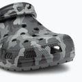 Papuci Crocs Classic Printed Camo Clog slate grey/multi 8