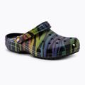 Papuci pentru femei Crocs Classic Seasonal Printed zebra rainbow