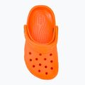 Șlapi pentru copii Crocs Classic Clog T orange zing pentru copii 6