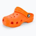 Șlapi pentru copii Crocs Classic Clog T orange zing pentru copii 8