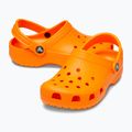 Șlapi pentru copii Crocs Classic Clog T orange zing pentru copii 11