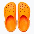 Șlapi pentru copii Crocs Classic Clog T orange zing pentru copii 12