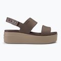 Sandale pentru femei Crocs Brooklyn Low Wedge mushroom/stucco 2