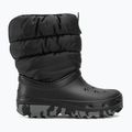 Cizme de zăpadă Crocs Classic Neo Puff junior negru 2