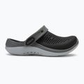 Papuci pentru copii Crocs LiteRide 360 Clog Kids black/slate grey 3