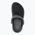 Papuci pentru copii Crocs LiteRide 360 Clog Kids black/slate grey 6