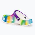 Șlapi pentru copii Crocs Classic Solarized Clog alb/multi pentru copii 4