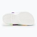 Șlapi pentru copii Crocs Classic Solarized Clog alb/multi pentru copii 5