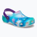 Șlapi pentru copii Crocs Classic Solarized Clog alb/multi pentru copii 9