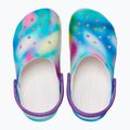 Șlapi pentru copii Crocs Classic Solarized Clog alb/multi pentru copii 12