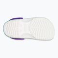 Șlapi pentru copii Crocs Classic Solarized Clog alb/multi pentru copii 13