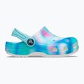 Șlapi pentru copii Crocs Classic Solarized Clog alb/multi pentru copii 10
