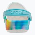 Șlapi pentru copii Crocs Classic Solarized Clog alb/multi pentru copii 11