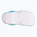 Șlapi pentru copii Crocs Classic Solarized Clog alb/multi pentru copii 13