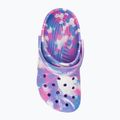 Șlapi pentru copii Crocs Classic Marbled Clog K pentru copii, culoare 207464-102 7