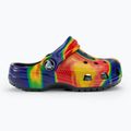 Șlapi pentru copii Crocs Classic Solarized Clog negru/marin pentru copii 3