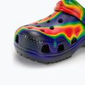 Șlapi pentru copii Crocs Classic Solarized Clog negru/marin pentru copii 8
