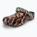 Șlapi Crocs Classic Animal Remix negri/multi animale 8